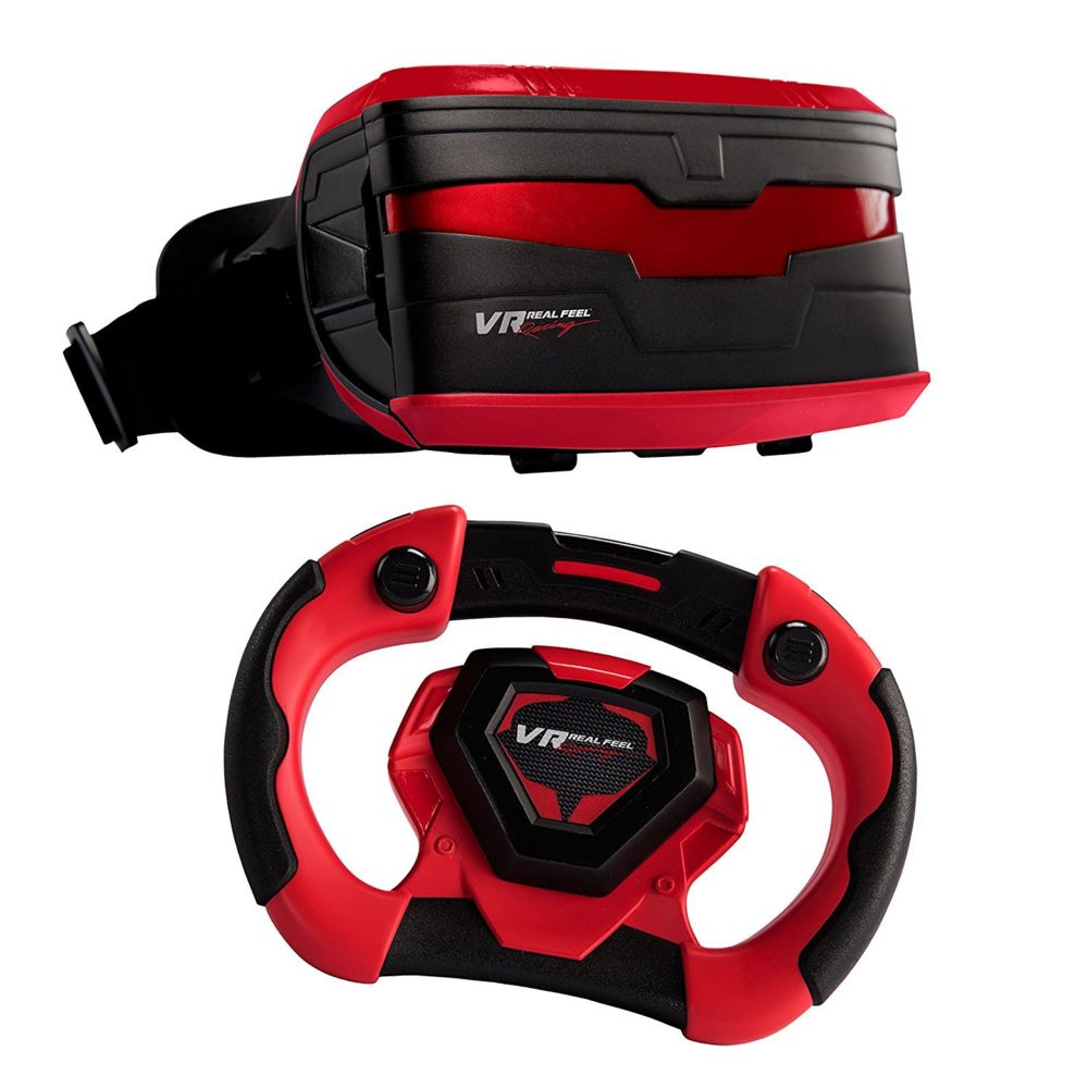 Vr Racing Gaming - Casque de réalité virtuelle + Volant - VR Real Feel Racing Gaming - Rouge - Casques de réalité virtuelle