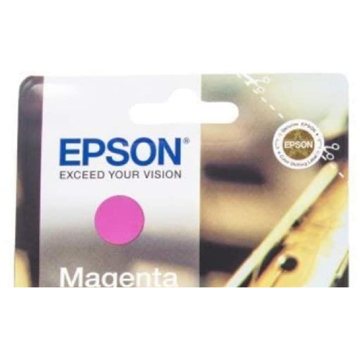Epson - C13T16234012 cartouche d'encre magenta ""STYLO À PLUME"" série 16 authentique - DURABrite Ultra M - Cartouche d'encre
