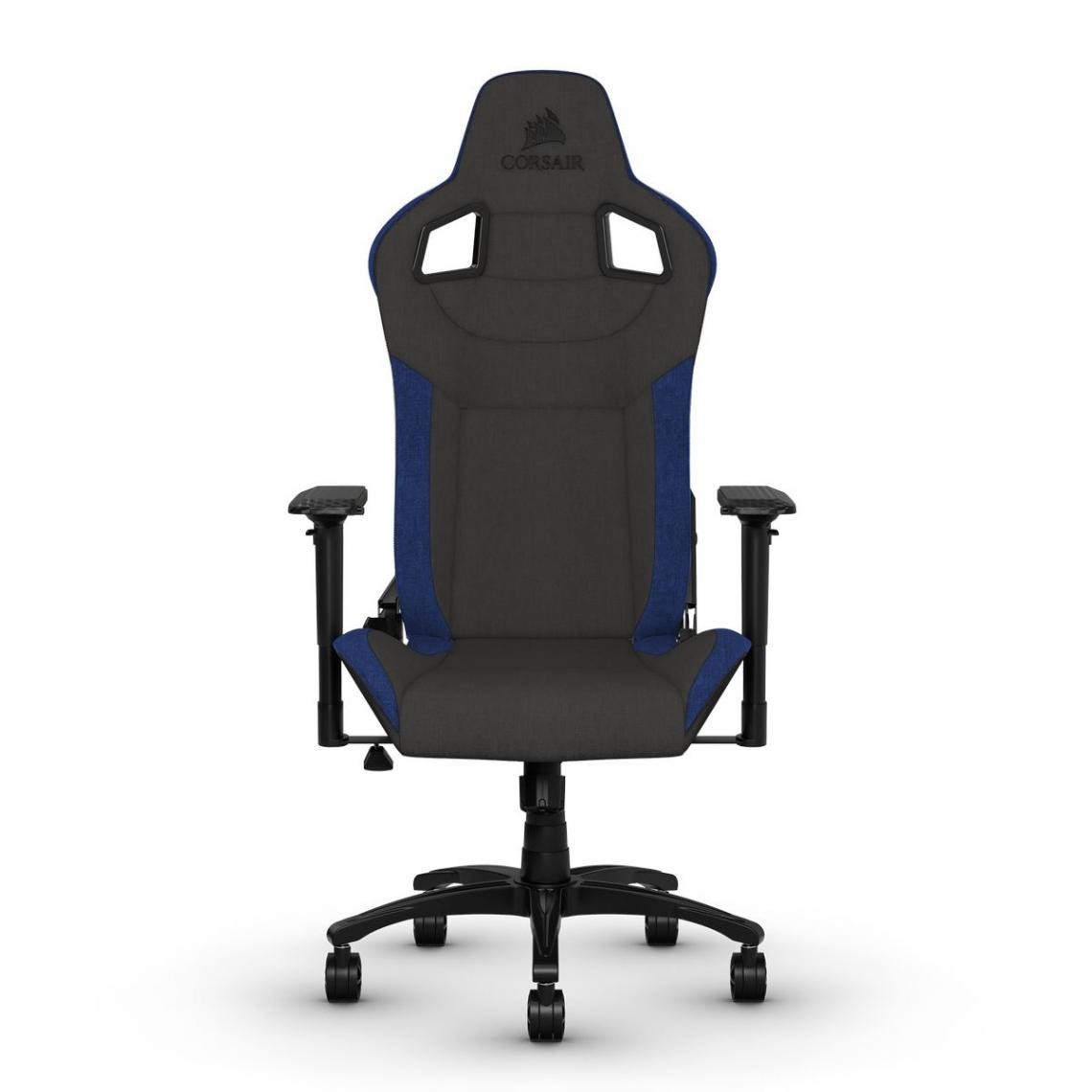 Corsair - T3 RUSH Fabric Gaming Chair - Blue/Black - Chaise gamer