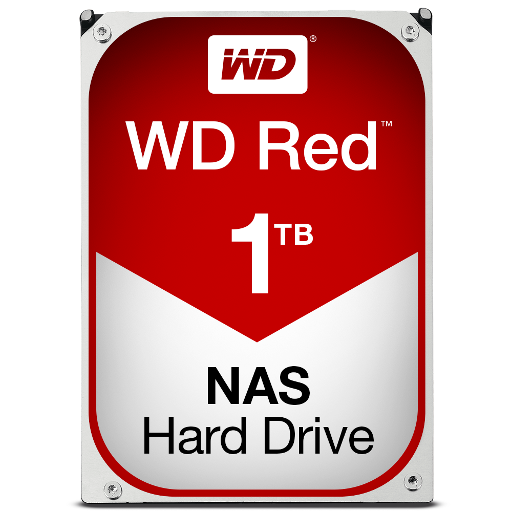 Western Digital - WD RED 1 To - 3.5'' SATA III 6 Go/s - Cache 64 Mo - Rouge - Disque Dur interne