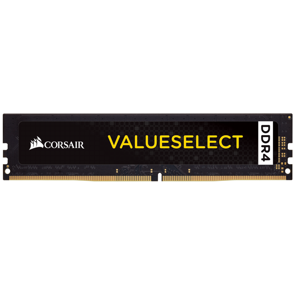 Corsair - Value Select - 1 x 8 Go - DDR4 2400 Mhz - Noir - RAM PC Fixe