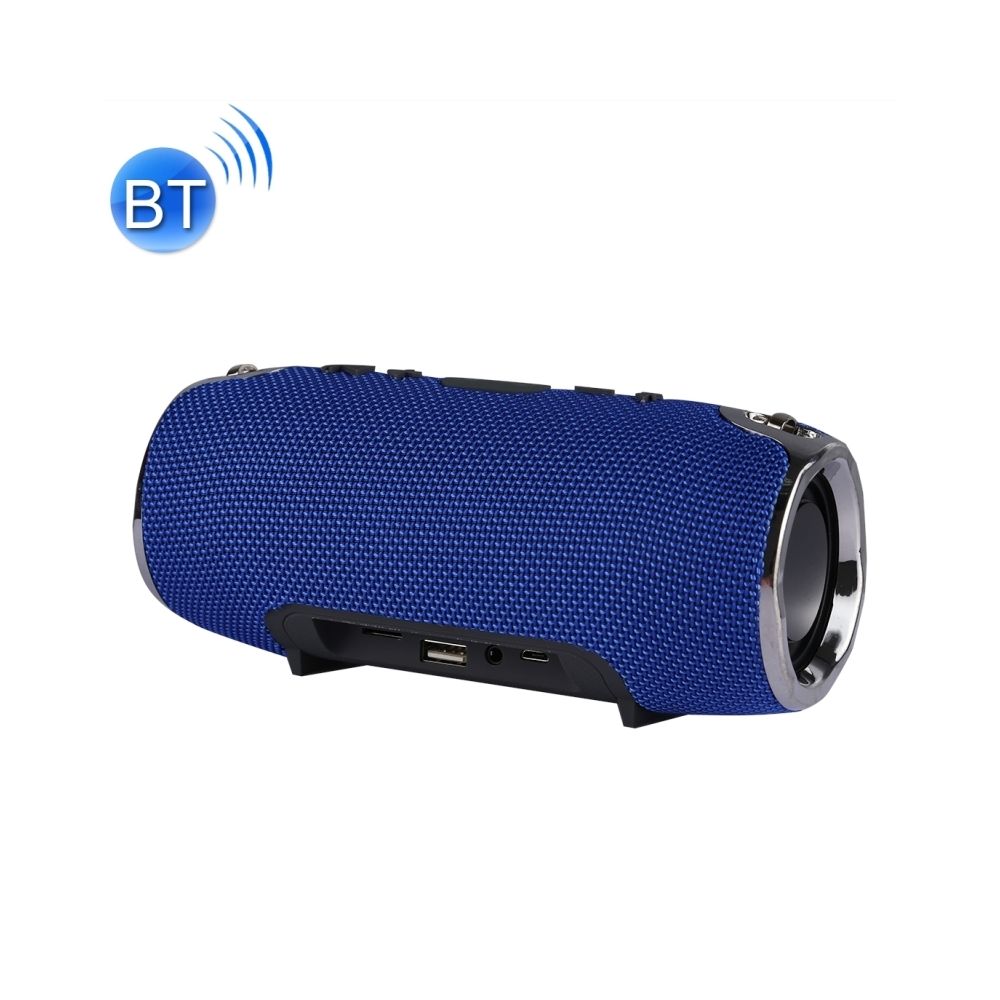 Wewoo - Enceinte Bluetooth bleu Haut-parleur stéréo portable V4.1 avec sangle, microphone intégré, carte TF de soutien et AUX IN, Distance: 10m - Enceinte PC