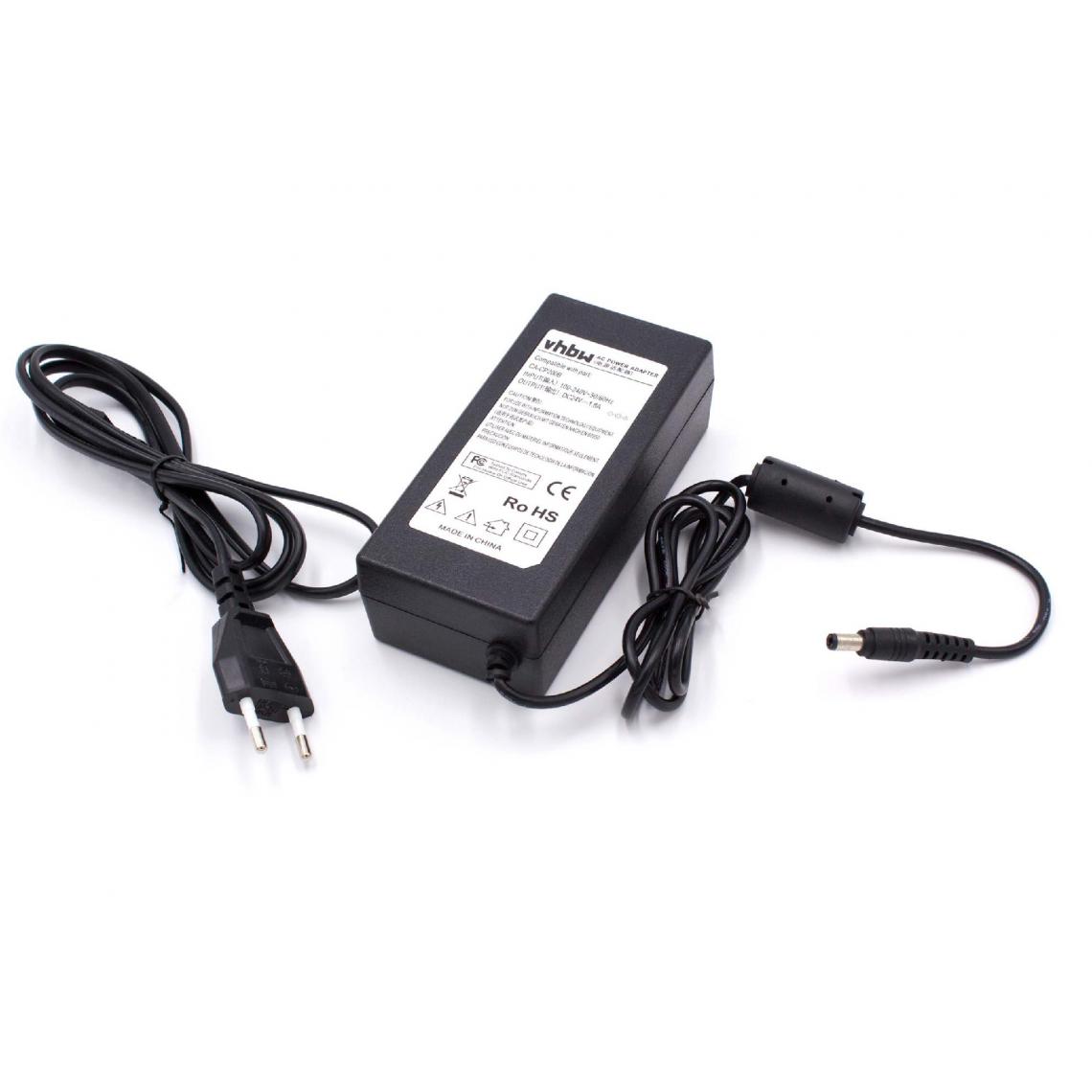 Vhbw - vhbw Imprimante Adaptateur bloc d'alimentation Câble d'alimentation Chargeur compatible avec Canon Selphy CP710, CP720, CP730 imprimante; 115cm, 1.8A - Accessoires alimentation