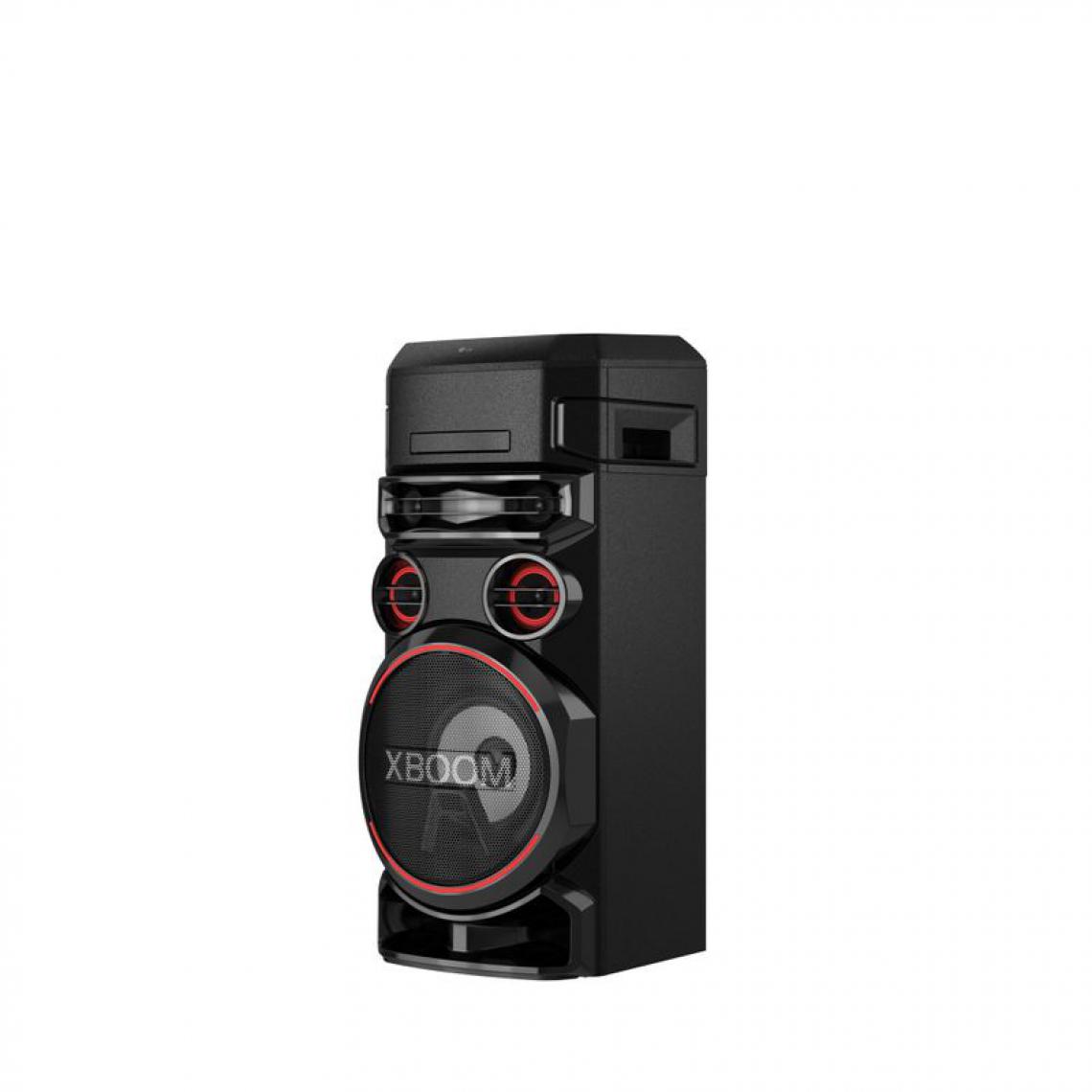 LG - XBOOM ON7 - Systeme audio High Power Lecteur CD, Bluetooth, Boomer 8'', Lumieres multicolores, Fonctions DJ & Karaoké - Enceintes Hifi