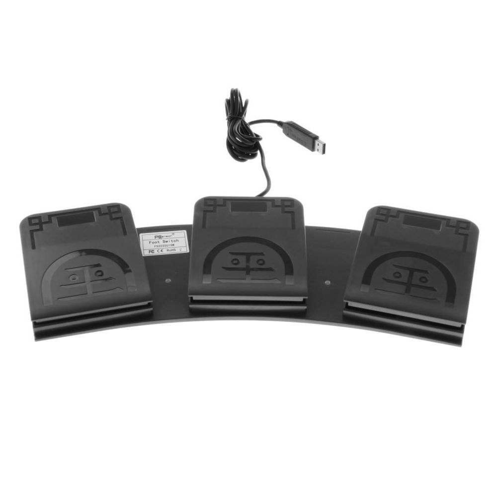 marque generique - Ordinateur En Plastique USB Trois Pédale Commutateur Souris Et Clavier Avec Câble USB - Ampli