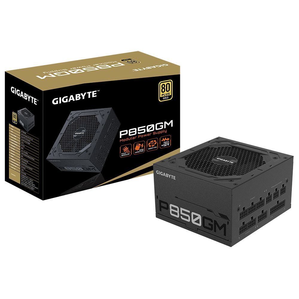 Gigabyte - P850GM 850W - 80 + Gold - Alimentation modulaire