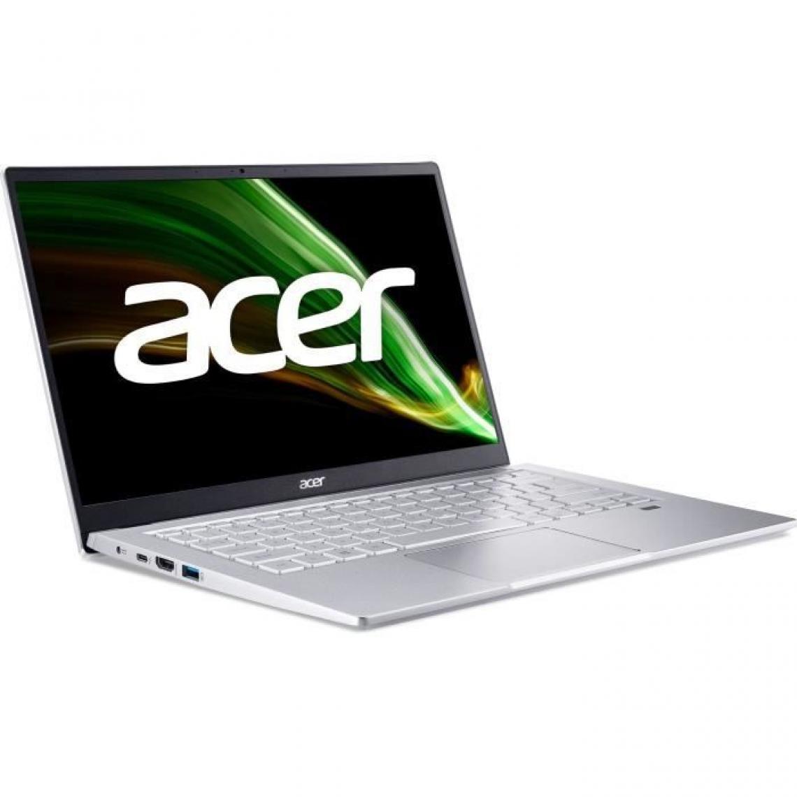 Acer - PC Portable - ACER - Swift 3 SF314-511 - Intel EVO - 14 FHD – Core i7-1165G7 - RAM 16 Go - 512 Go SSD - Windows 11 - AZERTY – Gris - PC Portable