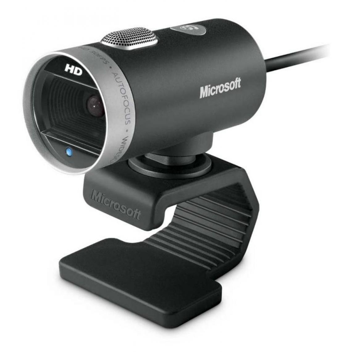 Microsoft - Microsoft 6CH-00002 LifeCam Cinema Webcam couleur audio Hi Speed USB noir/argente - Webcam
