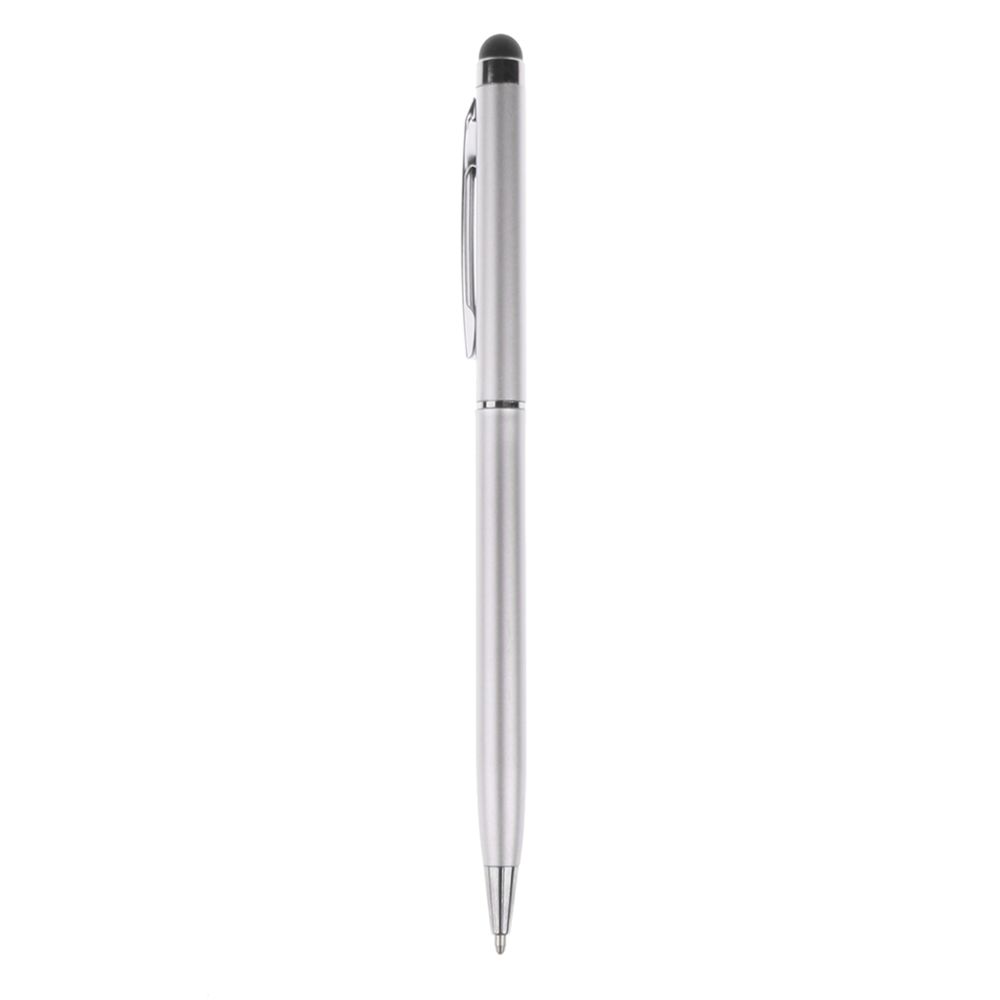 marque generique - stylo capacitif écran tactile stylet crayon pour pad téléphone portable tablette argent - Clavier