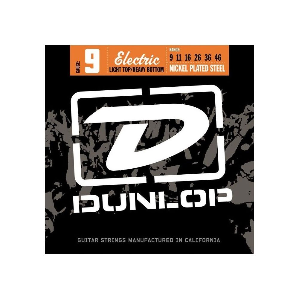 Dunlop - Dunlop 9-46 Light Top Heavy bottom - Jeu guitare électrique - Accessoires instruments à cordes