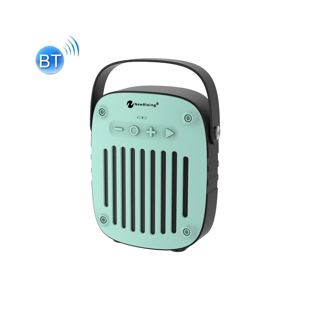 Wewoo - Enceinte Bluetooth Haut-parleur portatif d'extérieur avec fonction d'appel mains libres, carte TF de soutien, USB, FM et AUX (vert menthe) - Enceintes Hifi
