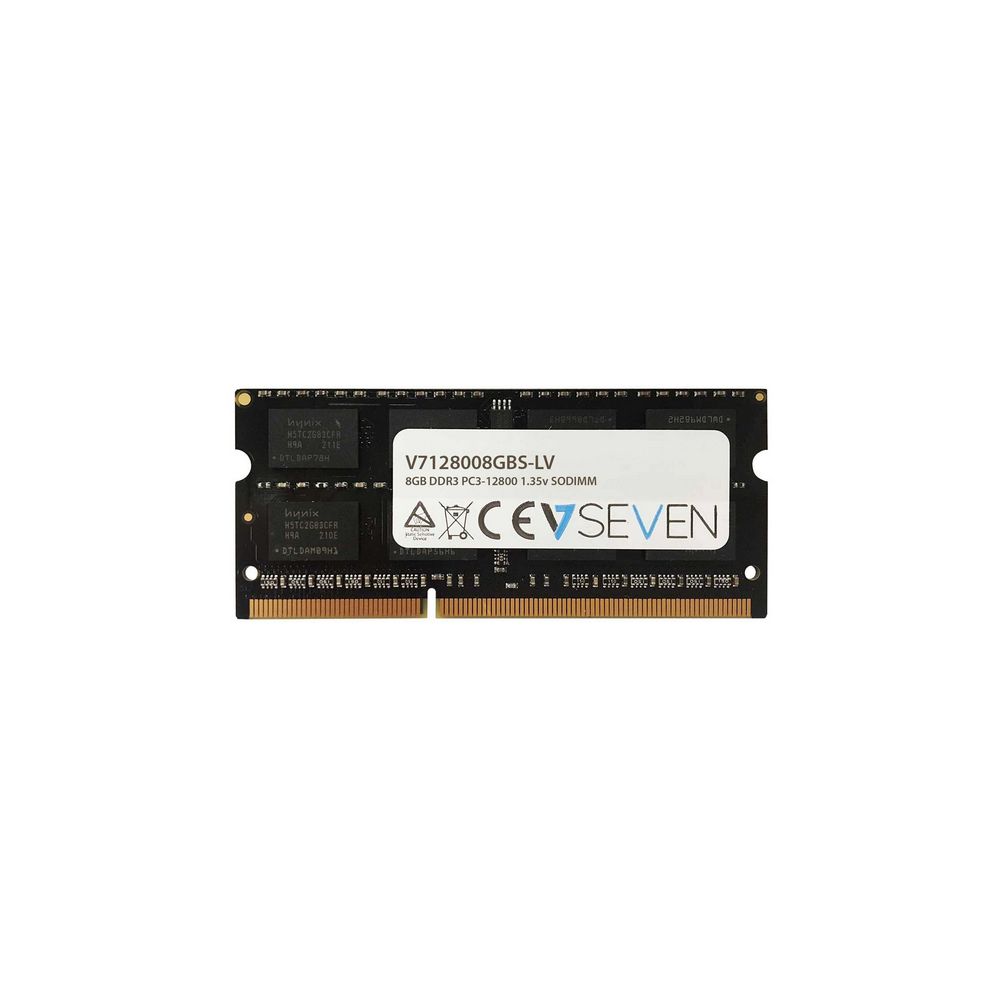 V7 - V7 DDR3 8Gb 1600MHz pc3-12800 sodimm (V7128008GBS-LV) - RAM PC Fixe