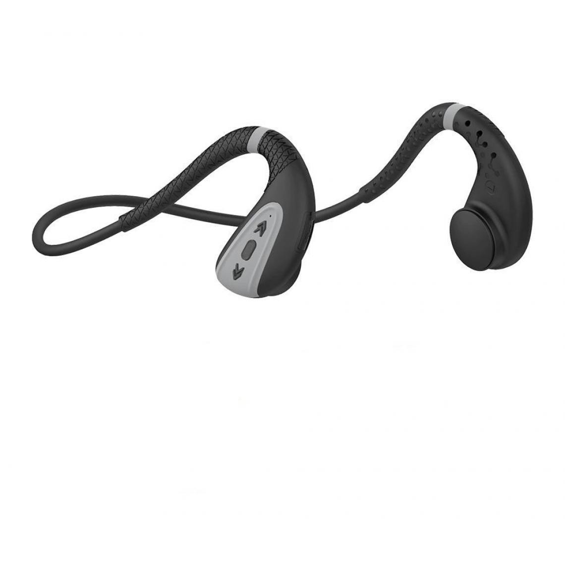 Universal - Écouteurs sans fil Bluetooth 5.0 Écouteurs à conduction osseuse extérieure Indouloureux pour la natation, étanche pour Xiaomi Huawei |(Le noir) - Micro-Casque