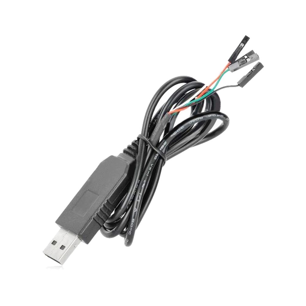 Wewoo - Composant Arduino noir LDTR-WG0133 PL2303HX 1 m USB à TTL / USB à COM Module Convertisseur Câble - Accessoires alimentation