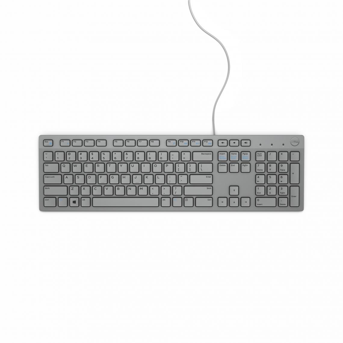 Dell - DELL KB216 clavier USB QWERTY US International Gris - Clavier