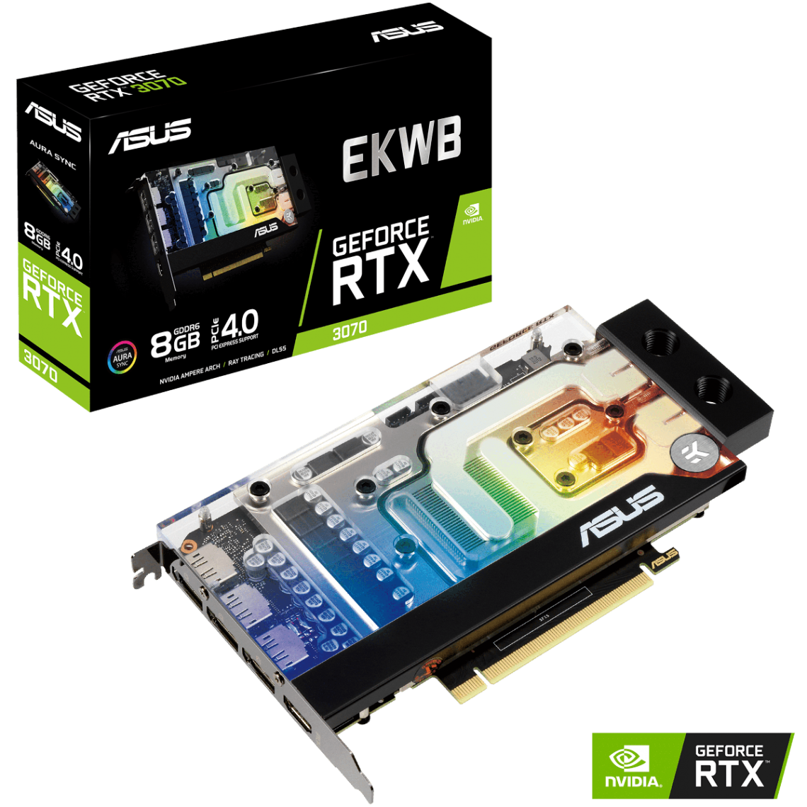 Asus - GeForce RTX 3070 - EKWB - 8Go - Carte Graphique NVIDIA