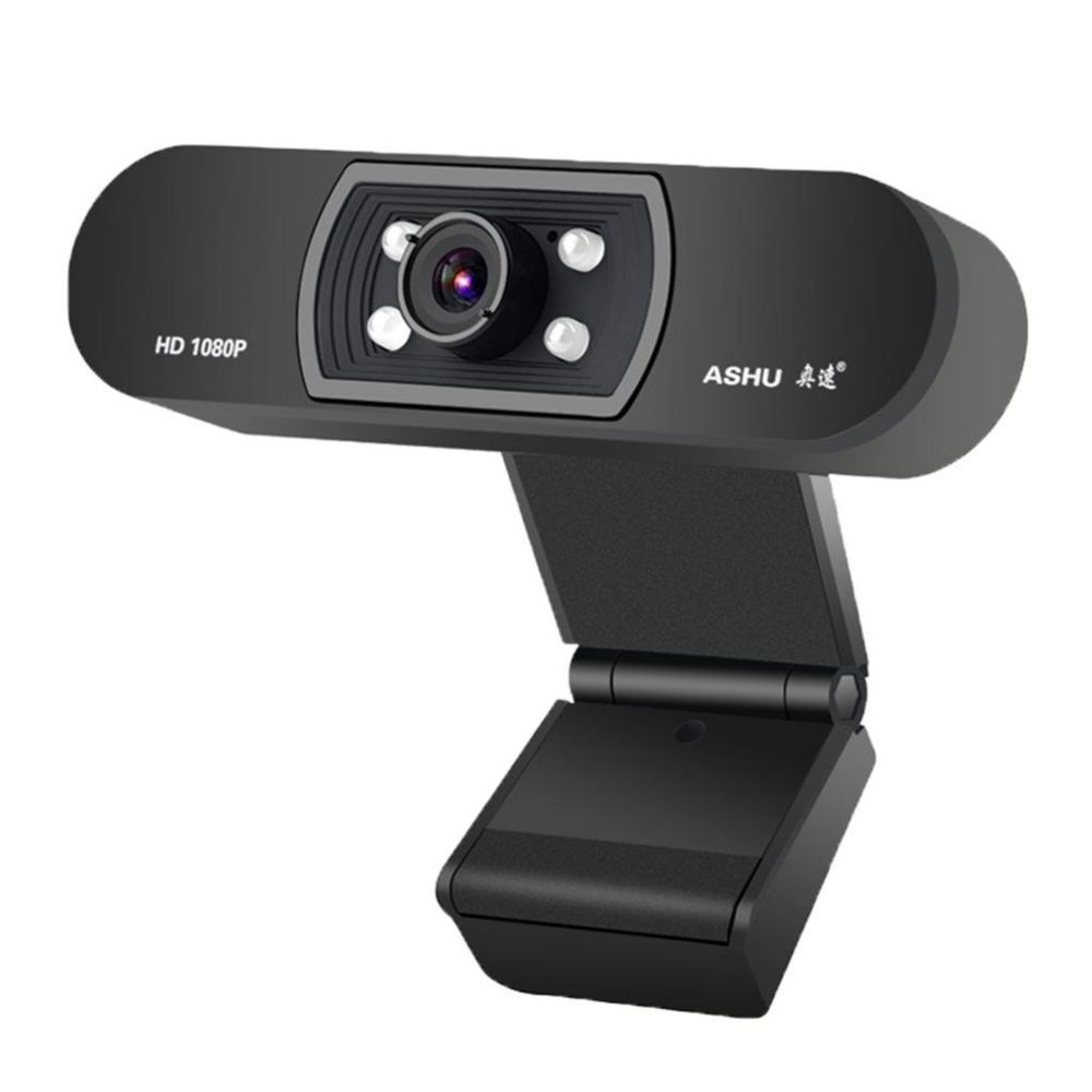 marque generique - Caméra USB HD Webcam 1080P Microphone Intégré Pour Ordinateur Portable De Bureau - Webcam