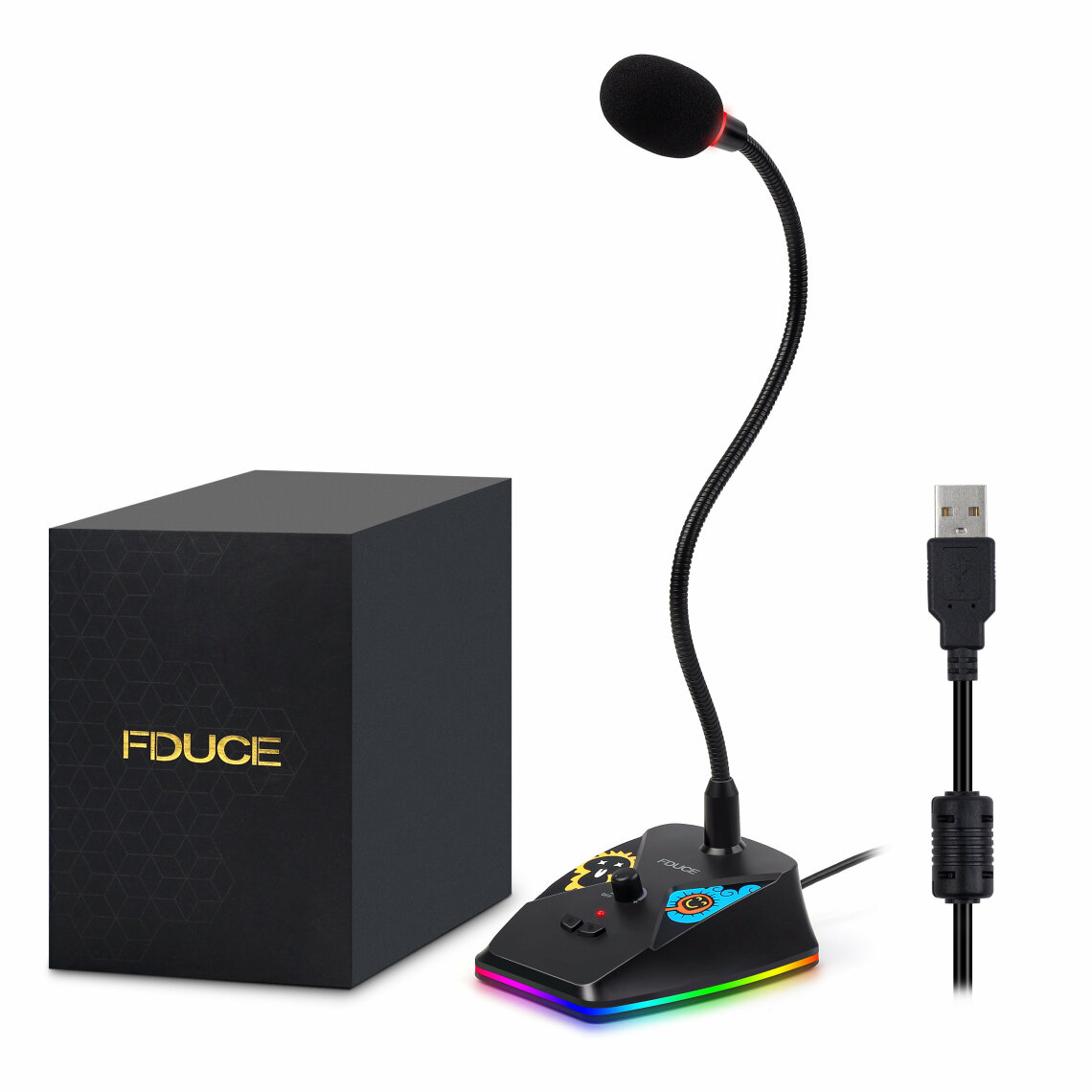 Fduce - Microphone PC USB - Microphone PC