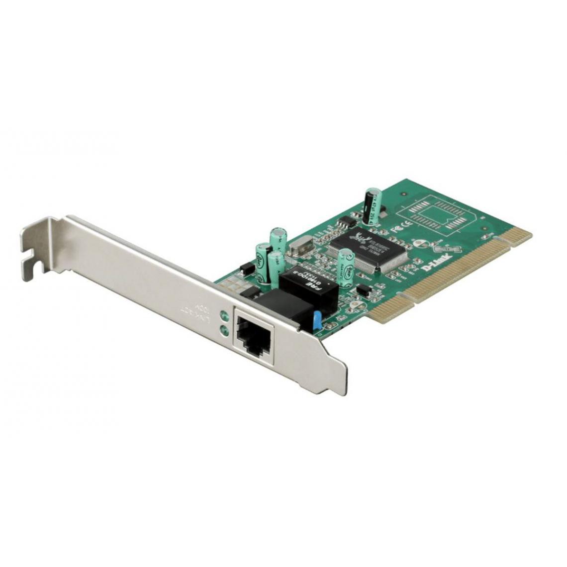 D-Link - DGE-528T - Carte PCI Gigabit cuivre 10/100/1000Mbps pour PC - Carte réseau