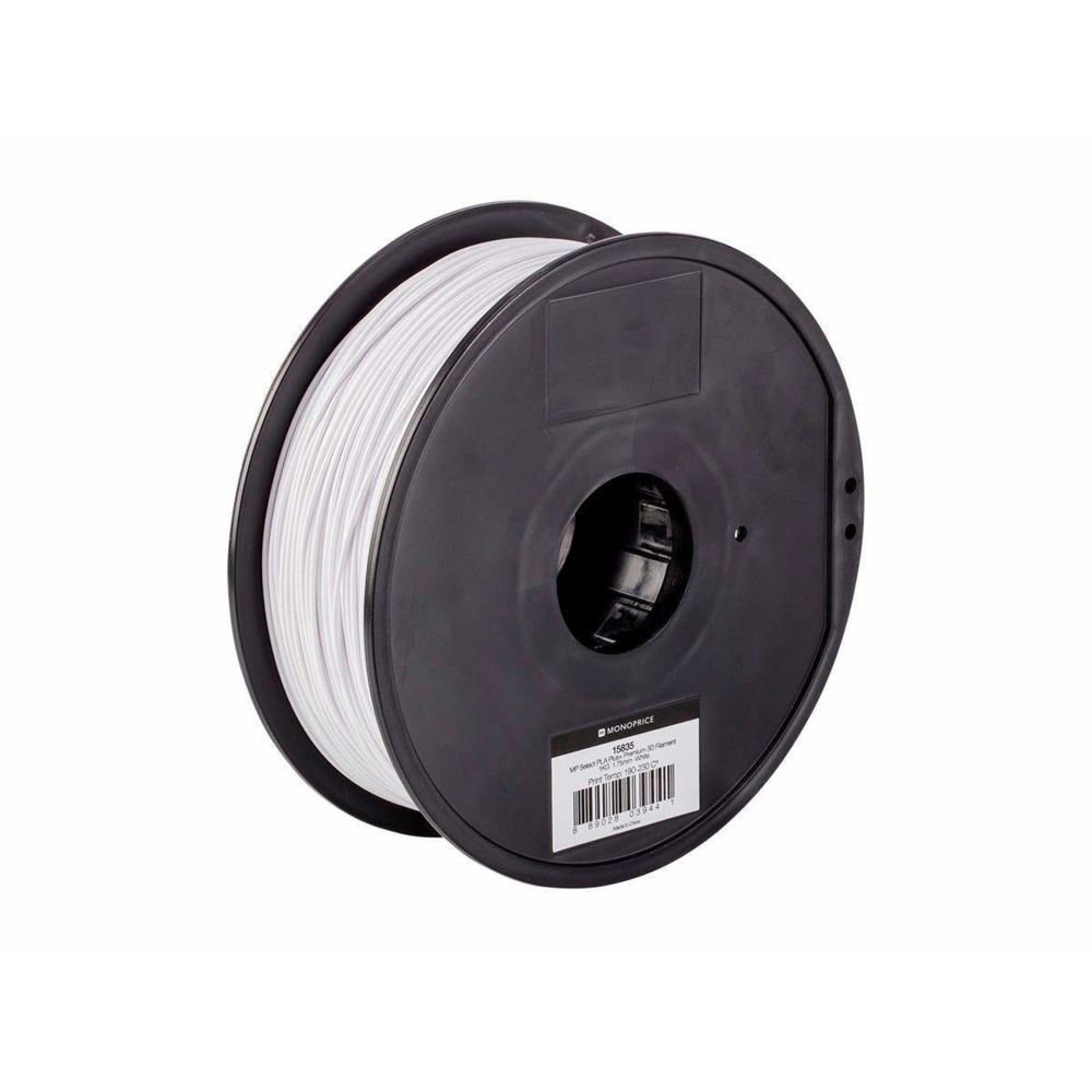 Monoprice - Filament 3D PLA Plus+ Premium Monoprice MP Select 1,75 mm 1 kg/bobine Noir - Imprimante 3D