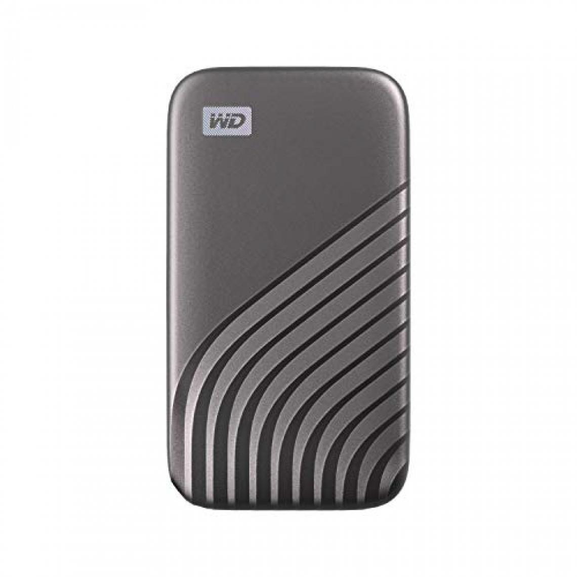 Western Digital - WD - Disque SSD Externe - My Passport™ - 500Go - USB-C - Gris - Disque Dur interne
