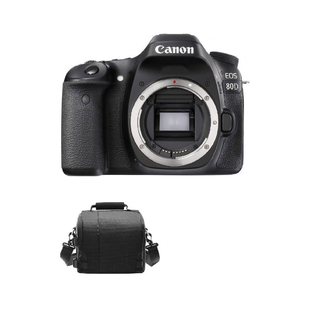 Canon - CANON EOS 80D Body + camera Bag - Reflex Grand Public