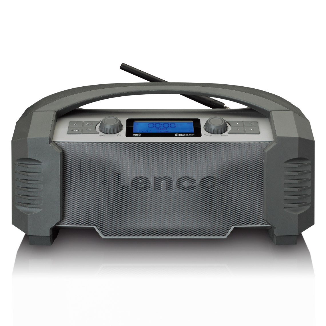 Lenco - Radio DAB+/FM (IP54) avec Bluetooth ODR-150GY Noir-Gris - Radio