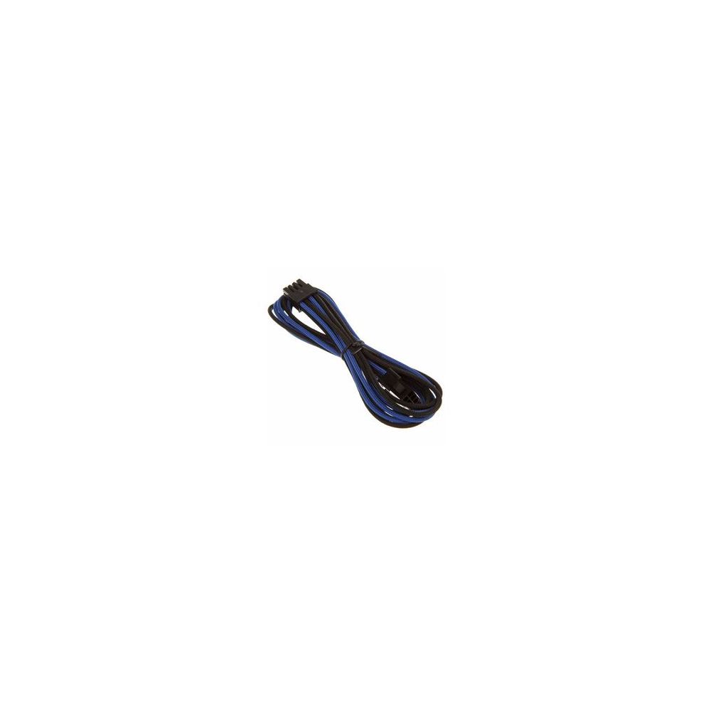 Bitfenix - Câble rallonge Alchemy 8-Pin EPS12V - 45 cm - gaines Noir&Bleu/Noir - Câble tuning PC