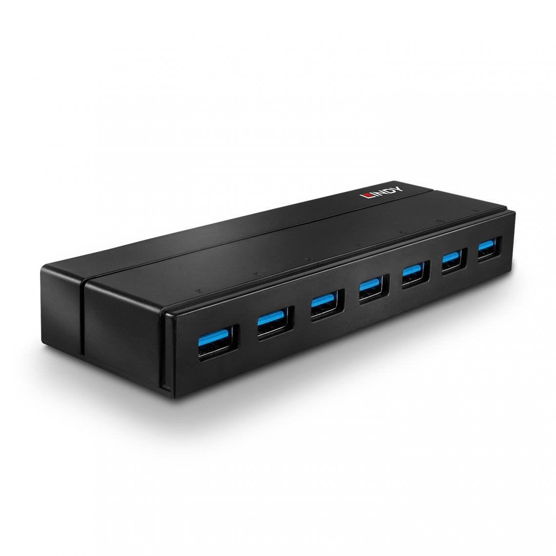 Lindy - Hub USB 3.1 7 ports avec alimentation - Hub