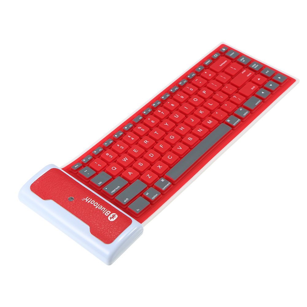 Generic - 85 touches ultra minces BT Mini clavier pliable et portable étanche à la poussière pour tablette portable et téléphone portable - Clavier