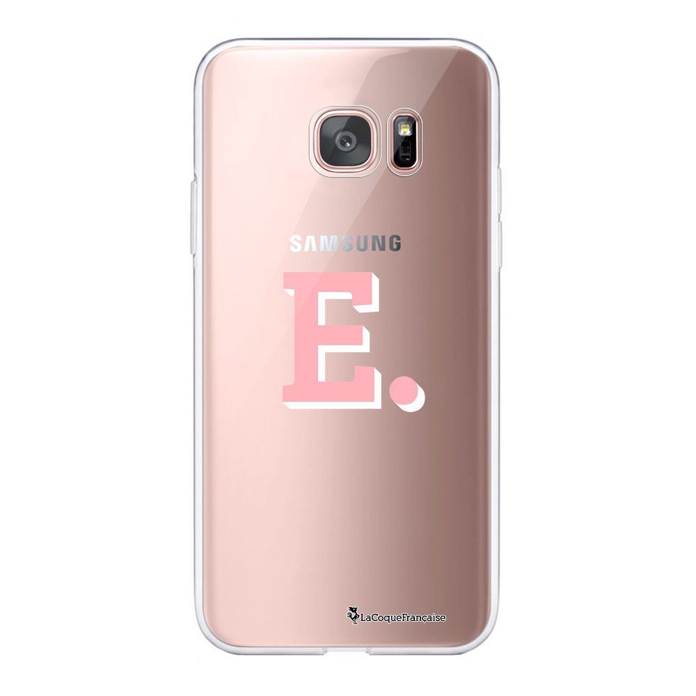La Coque Francaise - Coque Samsung Galaxy S7 Edge 360 intégrale transparente Initiale E Ecriture Tendance Design La Coque Francaise. - Coque, étui smartphone
