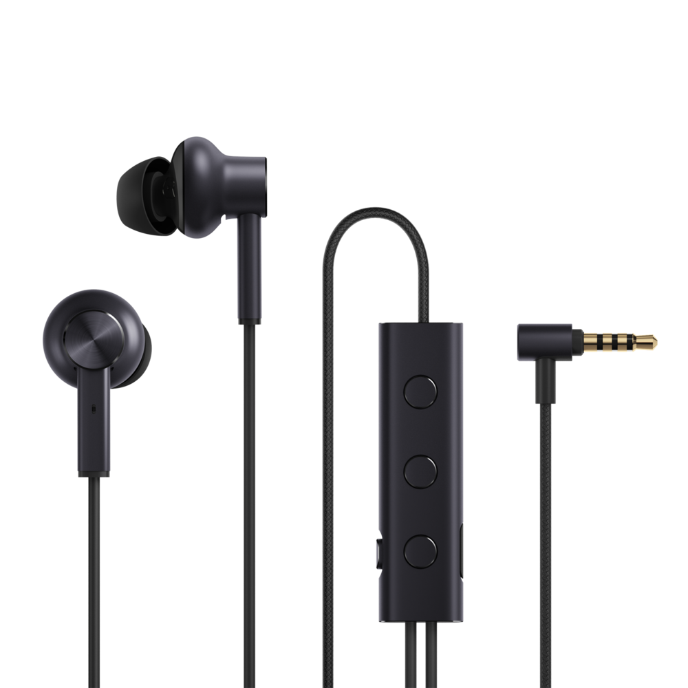 XIAOMI - Ecouteurs Intra-Auriculaire réducteurs de bruit Type Jack - Noir - Ecouteurs intra-auriculaires