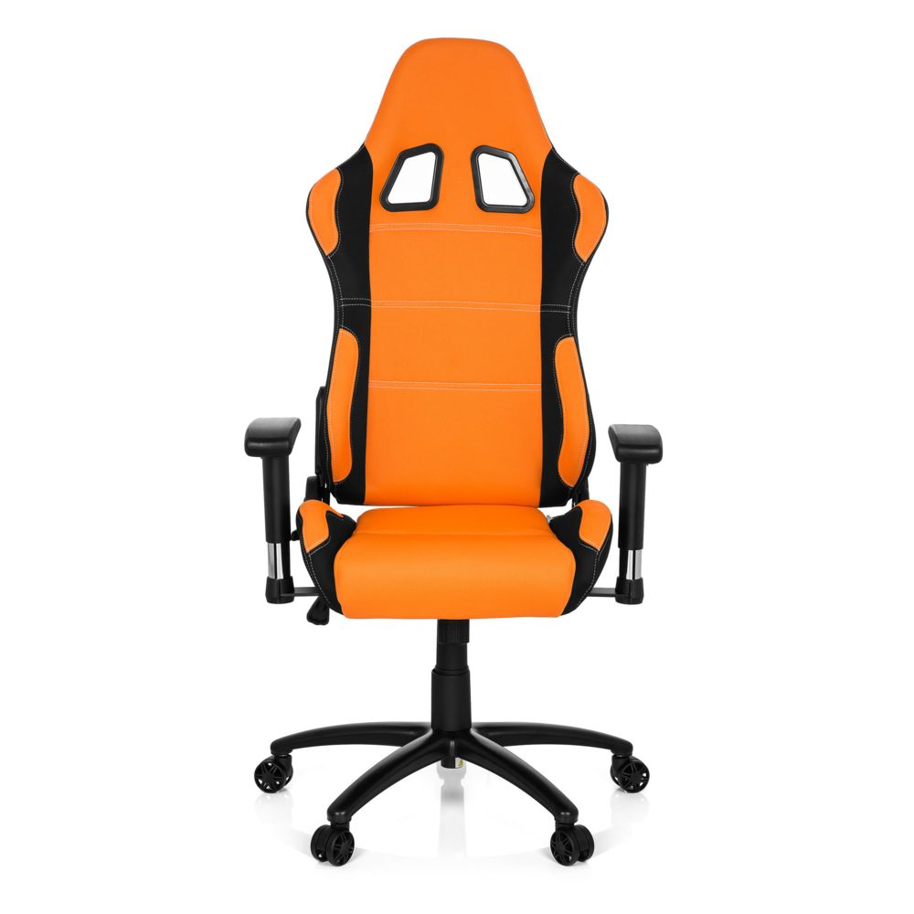 Hjh Office - Chaise gaming / fauteuil gamer GAME FORCE tissu noir / orange hjh OFFICE - Chaise gamer