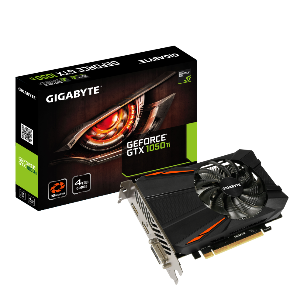 Gigabyte - GeForce GTX 1050Ti D5 4Go DDR5 - Carte Graphique NVIDIA