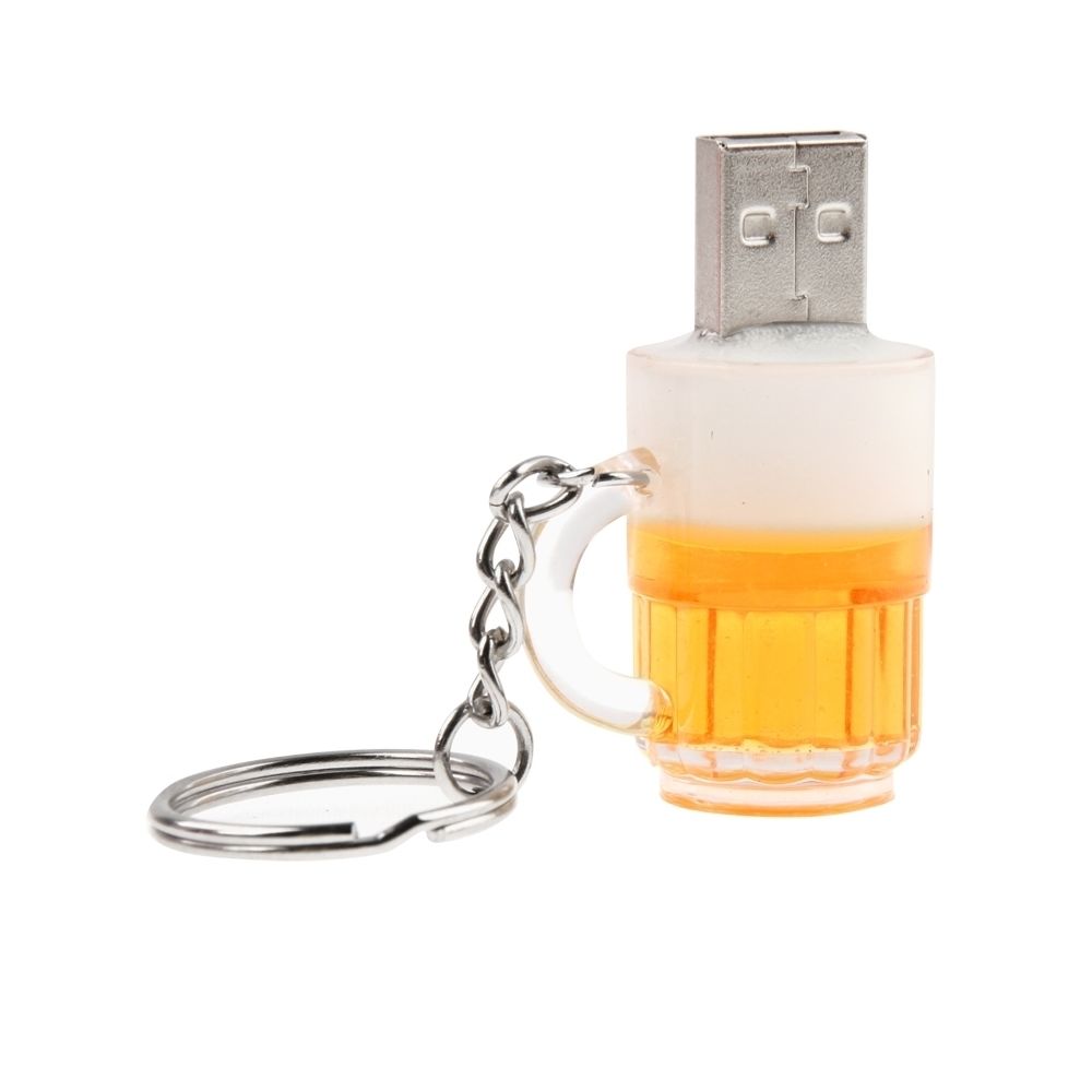 Wewoo - Clé USB Beer Porte clés Style USB Flash Disk avec 8 Go de mémoire - Clés USB