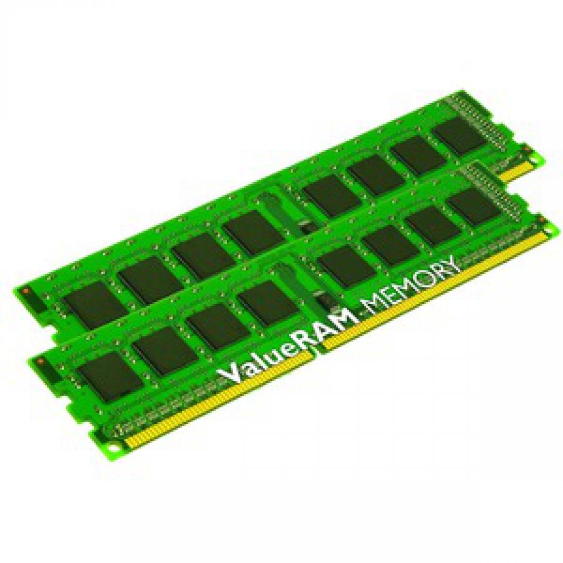 Kingston - ValueRAM 8 Go (2 x 4 Go) DDR3 1600 MHz CL11 SR X8 - RAM PC Fixe