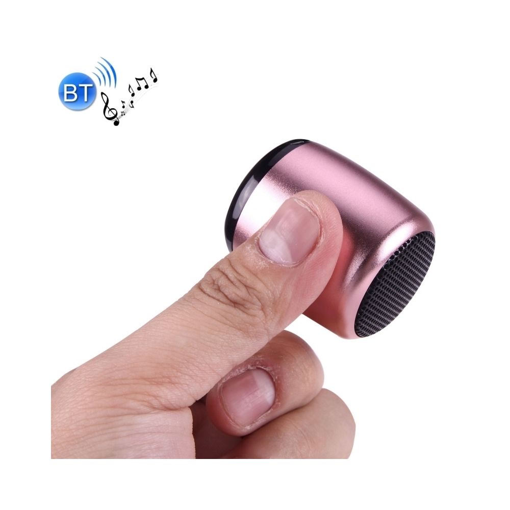 Wewoo - Mini enceinte Bluetooth or rose Mini haut-parleur Bluetooth, appel mains-libres de et ampère Photo Obturateur à distance Fonction TWS - Enceintes Hifi