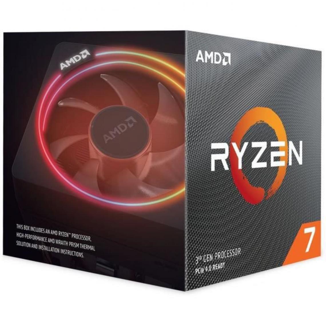 Amd - AMD Processeur Ryzen 7 3800X Wraith Prism cooler - Processeur INTEL
