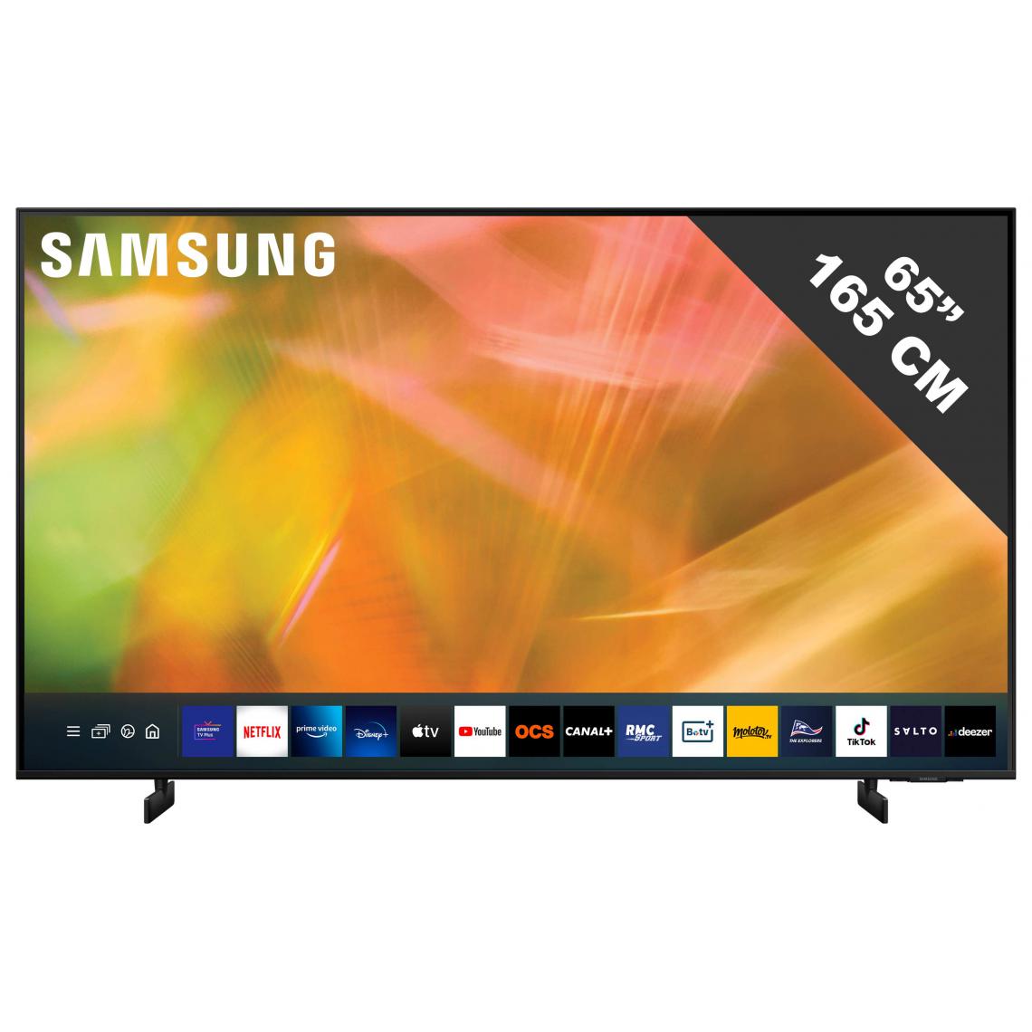 Samsung - TV LED 4K 163 cm UE65AU8075U - TV 56'' à 65''