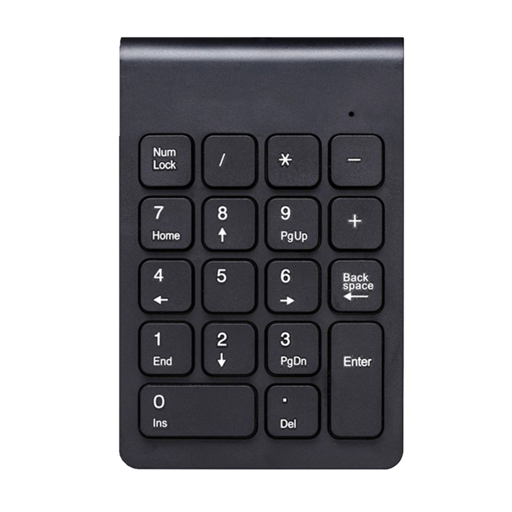 marque generique - Clavier sans fil 2,4g pavé numérique pavé numérique, petit clavier noir - Clavier