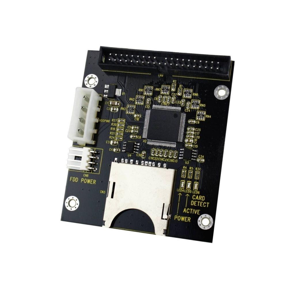 Wewoo - SD / SDHC / MMC noir à 3,5 pouces 40 broches carte adaptateur mâle IDE - Accessoires Carte Graphique