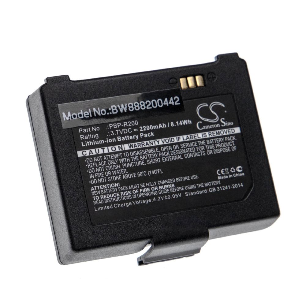Vhbw - vhbw batterie compatible avec Bixolon SPP-R200/II, SPP-R300, SPP-R400 imprimante photocopieur scanner imprimante à étiquette(2200mAh, 3.7V, Li-Ion) - Imprimante Jet d'encre