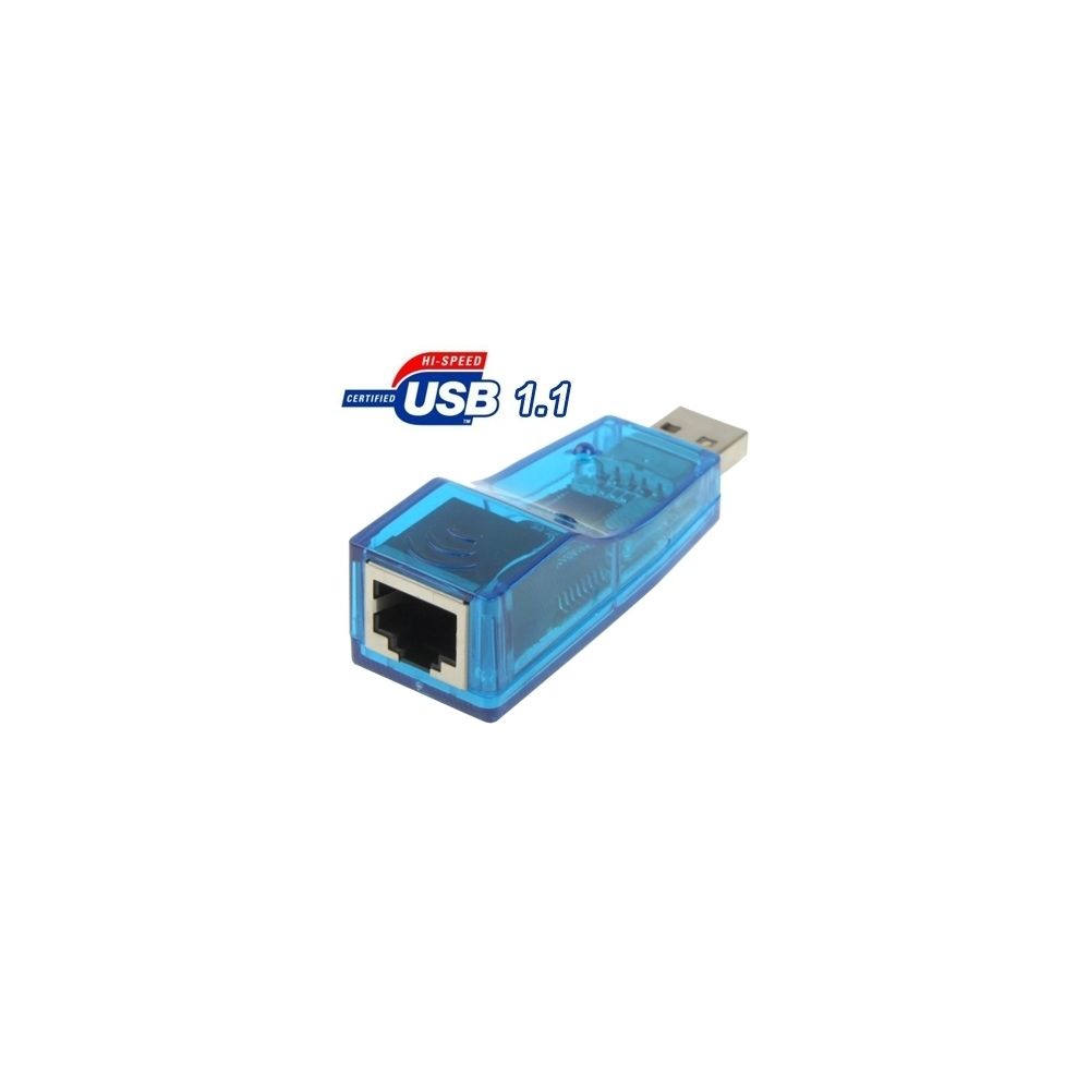 Wewoo - Adaptateur de réseau Ethernet USB 1.1 RJ45 10 / 100M - Clé USB Wifi