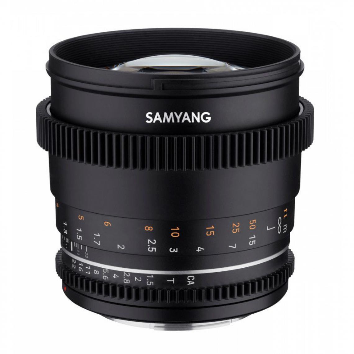 Samyang - SAMYANG Objectif vidéo VDSLR 85mm T1.5 MK2 Canon EF - Objectif Photo