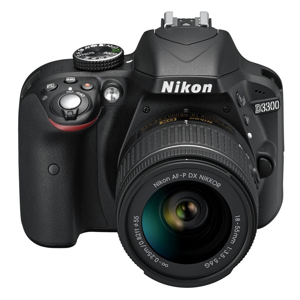 Nikon - APN Réflex D3300 18-55 DX AF-P - VBA390K010 - Reflex Grand Public