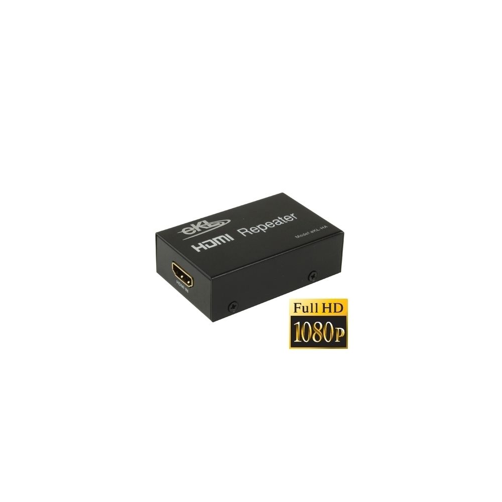 Wewoo - Amplificateur noir Répéteur d'amplificateur HDMI Full HD 1080p, version 1.3 - Ampli