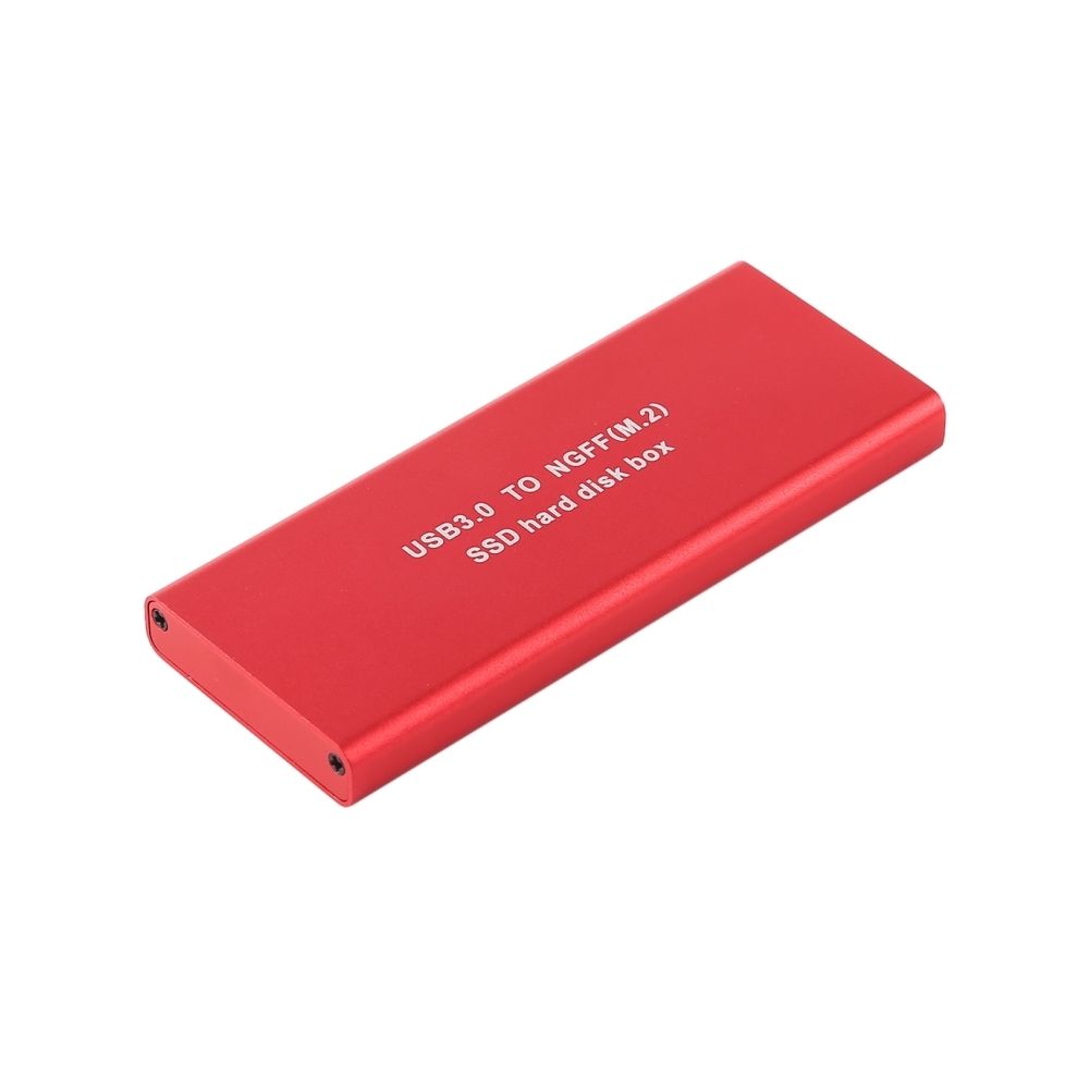 Wewoo - Disque dur Externe SSD SSD 480GB Boîtier de mobile avec interface USB 3.0 à NGFF (M.2) 480 Go à 480 pouces (Rouge) - Disque Dur externe