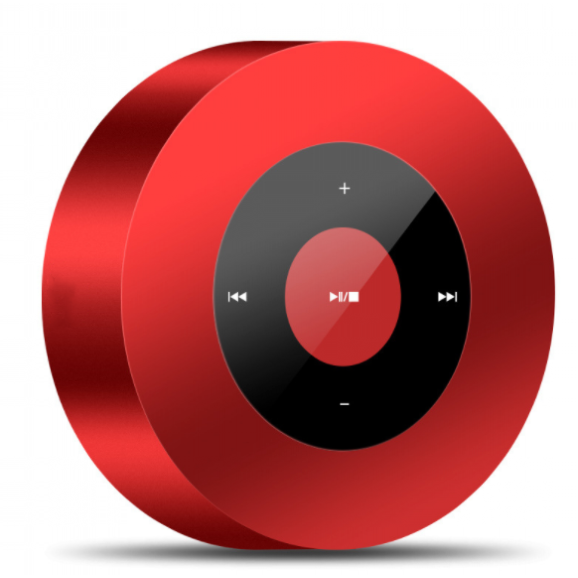 Chrono - Haut-parleur Bluetooth portable, mini petit haut-parleur Bluetooth avec emplacement pour carte SD, entrée AUX 3,5 mm pour téléphone portable(Rouge) - Enceintes Hifi
