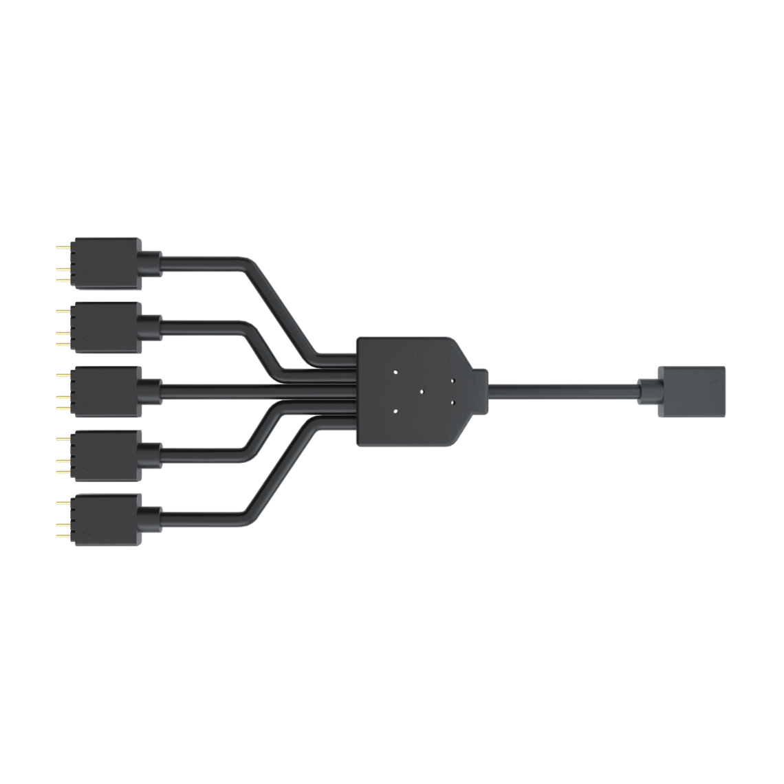 Cooler Master - Câble répartiteur 1 à 5 et connecteur LED - Accessoires et Pièces Détachées