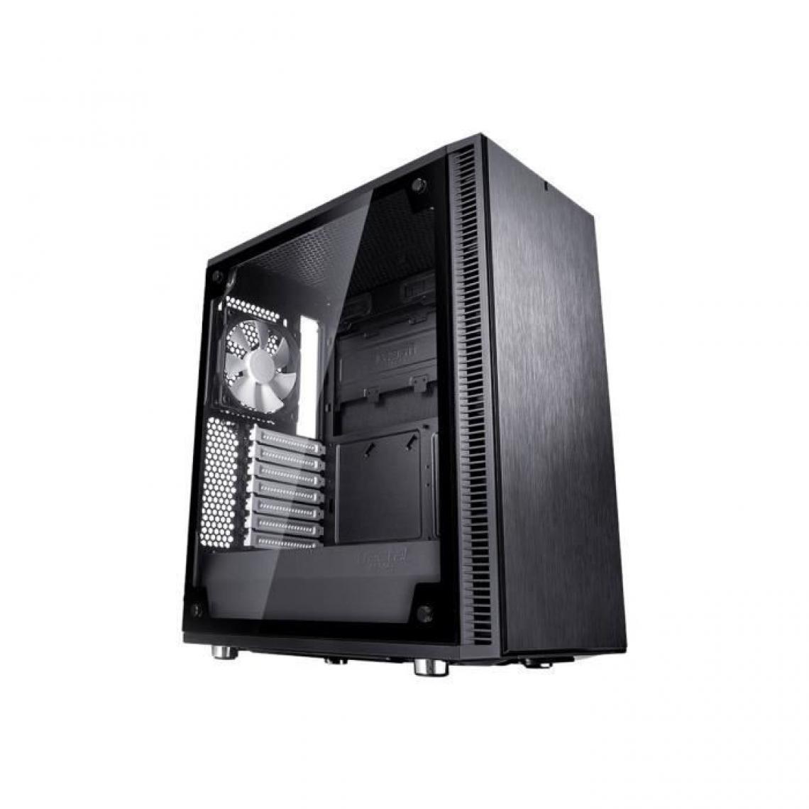Fractal Design - FRACTAL DESIGN BOITIER PC Define C - Noir - Verre trempé - Format ATX (FD-CA-DEF-C-BK-TG) - Boitier PC